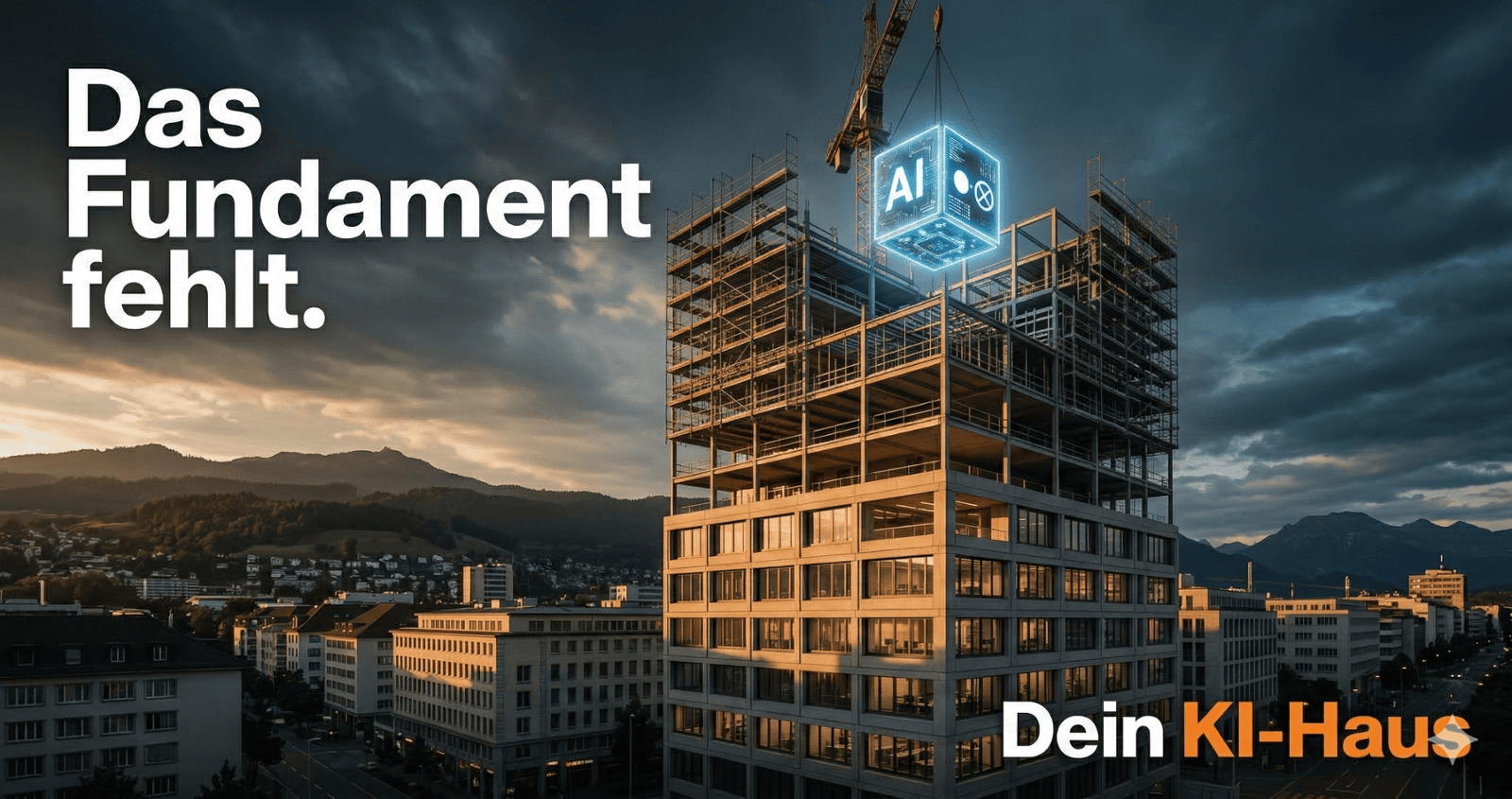 Das KI-Haus: Wie Schweizer KMU den Grundstein für KI-Agenten legen